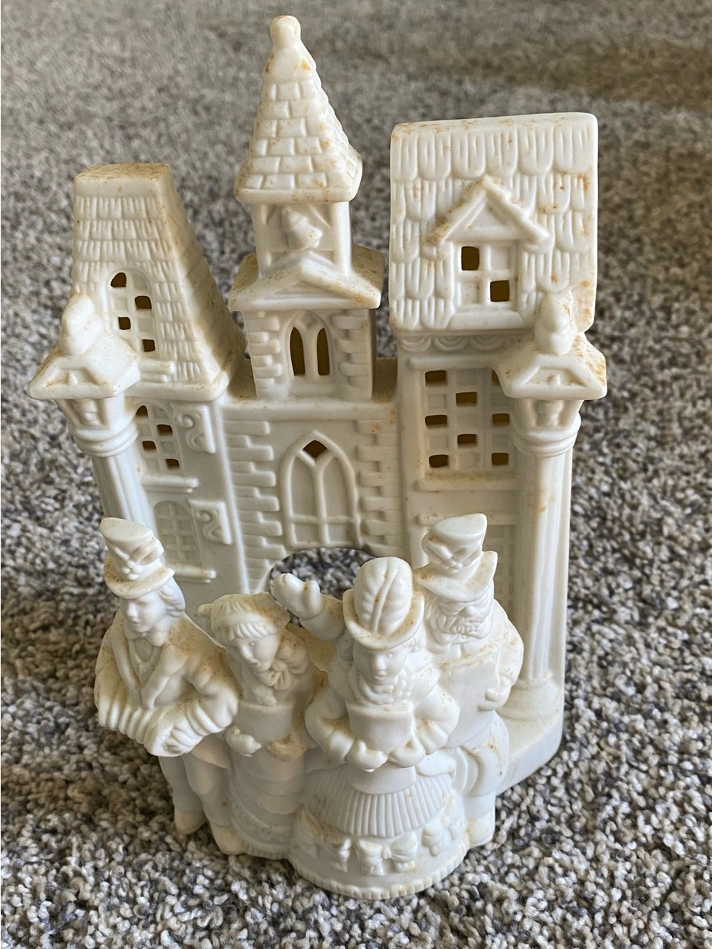Partylite Village Carolers Tealight Candle Holder White Bisque P0204 NIB
